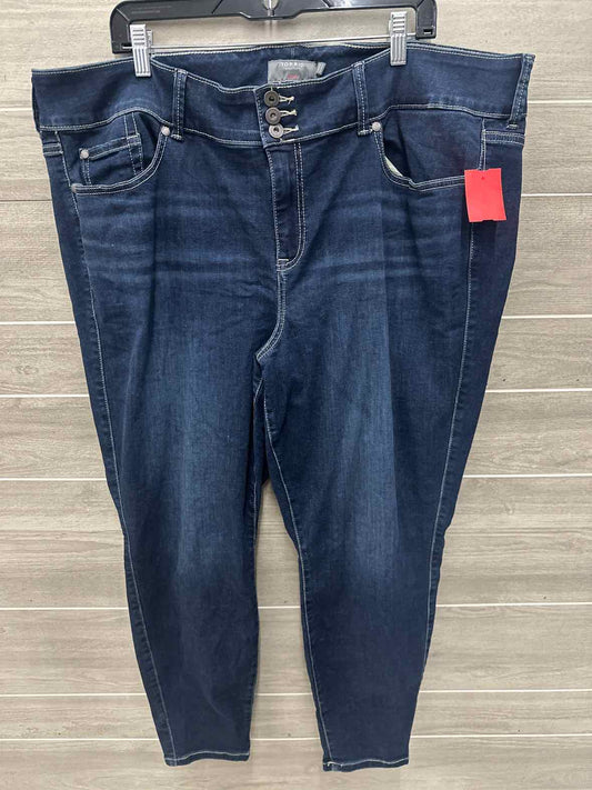 Torrid Size 24 Blue Plus Jeans