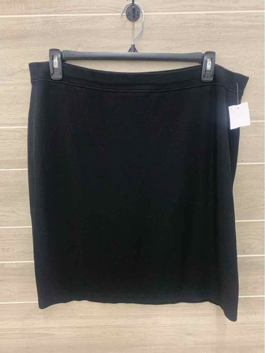 Eileen Fisher Black Womens Size XL Skirt