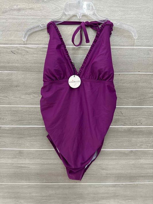 Pink Blush Purple Maternity Size L Swimsuit