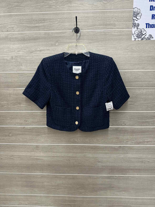 Abercrombie & Fitch Blue Womens Women Size Small Blazer