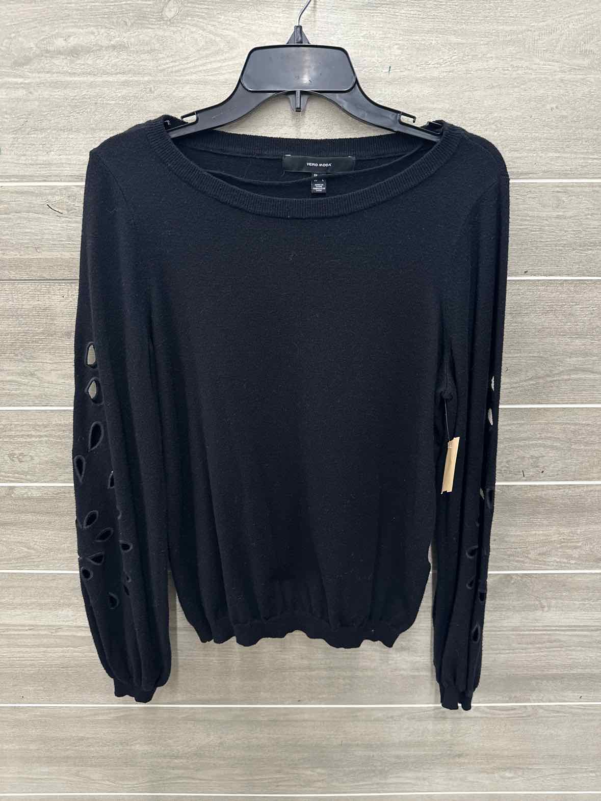 Vero Moda Black Womens Size L Sweater