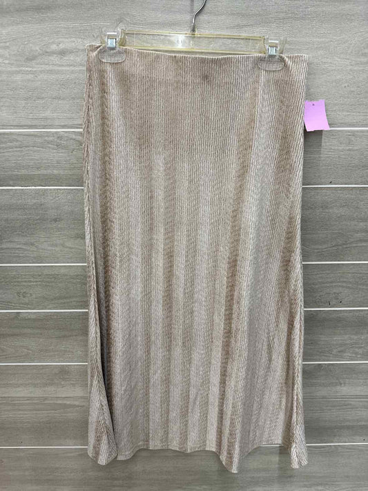 Hem & Thread Beige Womens Size 10/12 Skirt