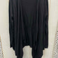 ANA Black Womens Size 1X Sweater