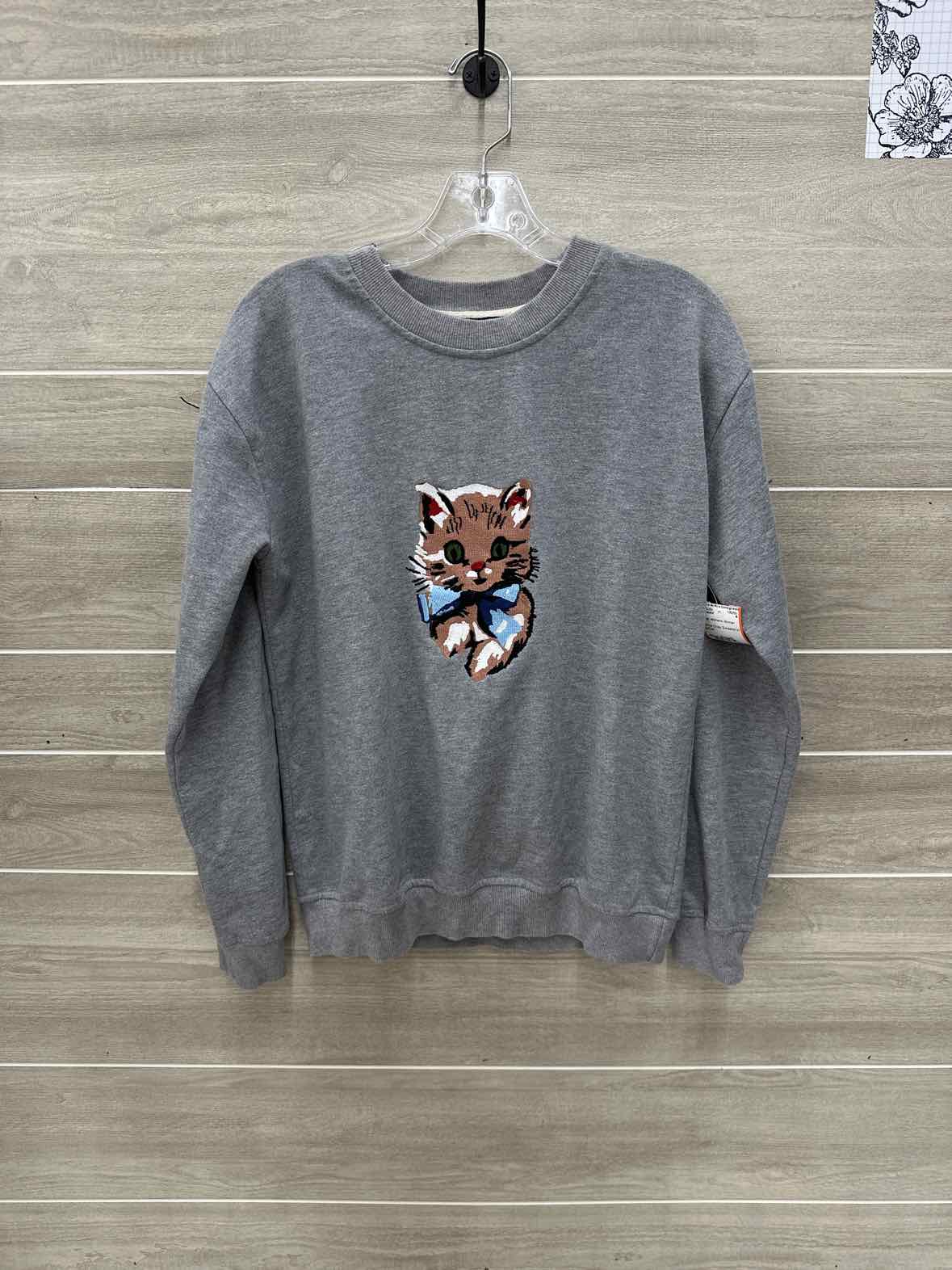 Gray Womens Women Size Small Sweatshirt