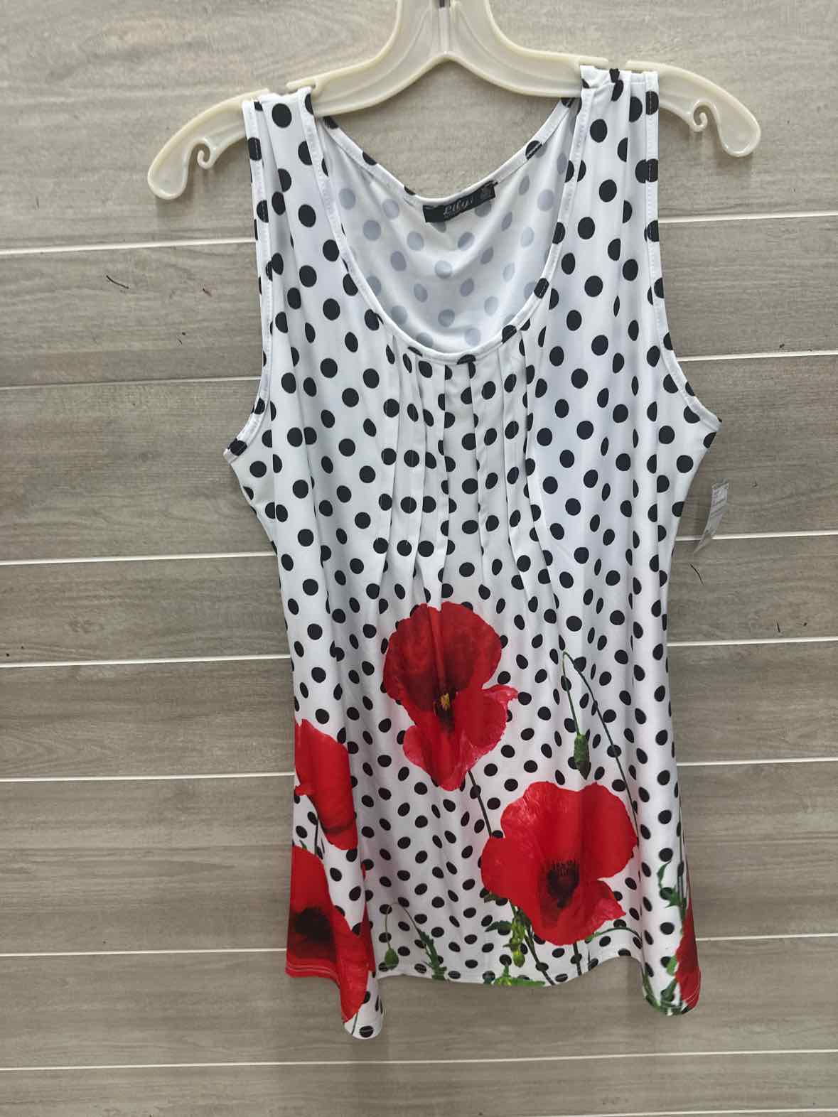 Lily Size XL White Womens Tank Top