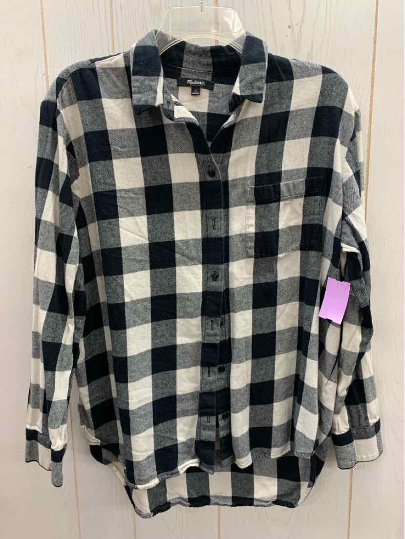 Madewell Black Womens Size M Shirt