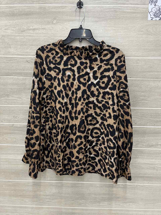 Brown Womens Women Size M Shirt
