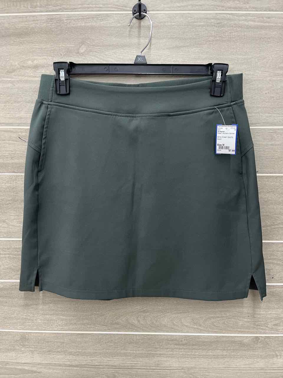32 Degrees Size M Green Womens Skirt