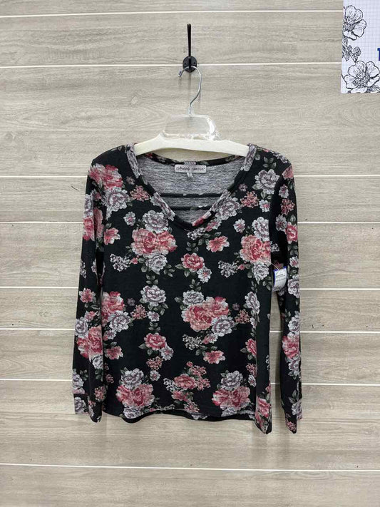 Absolutely Famous Size S Gray Womens Shirt