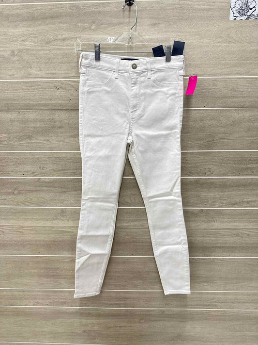 Hollister Size 3 White Junior Jeans
