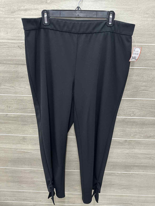 Alfani Size 16W Black Plus Pants
