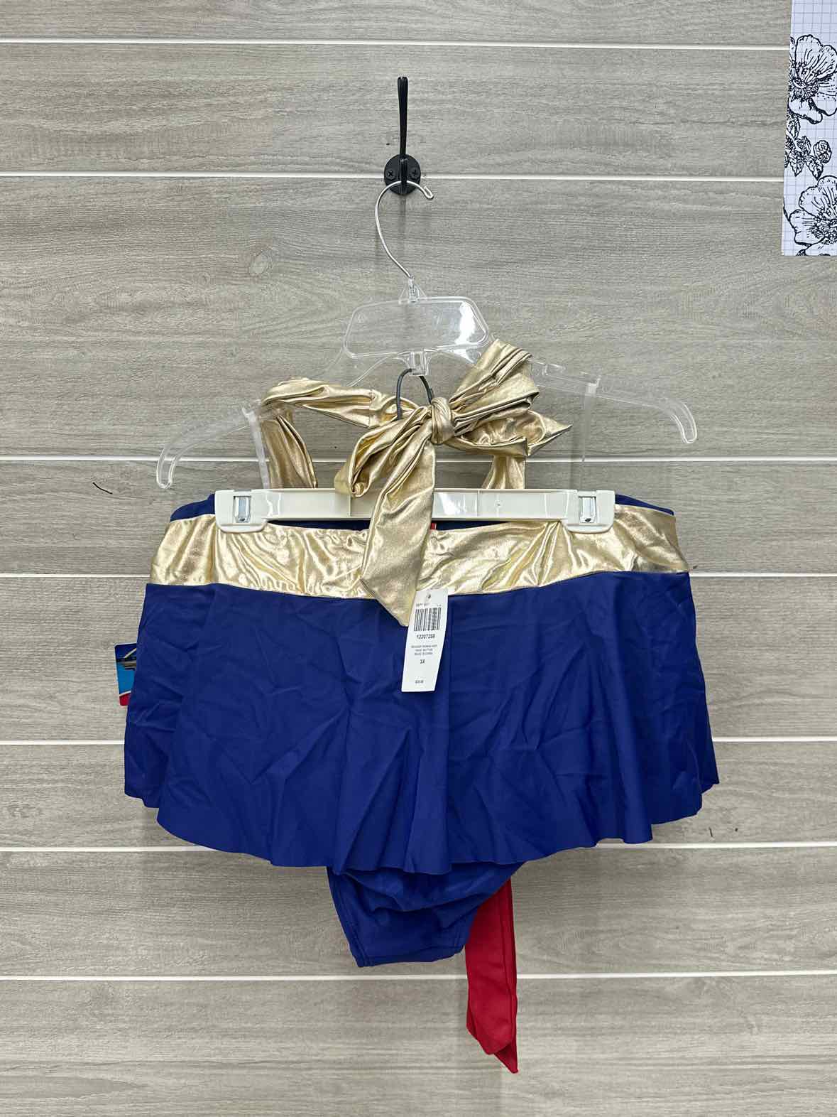 Size 3X Blue Plus Swimsuit