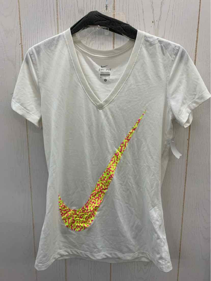 Nike White Womens Size Small Shirt