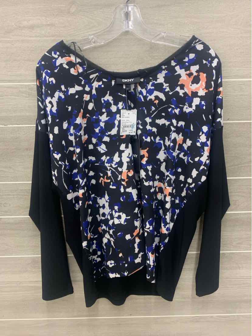 DKNY Black Womens Size Small Shirt
