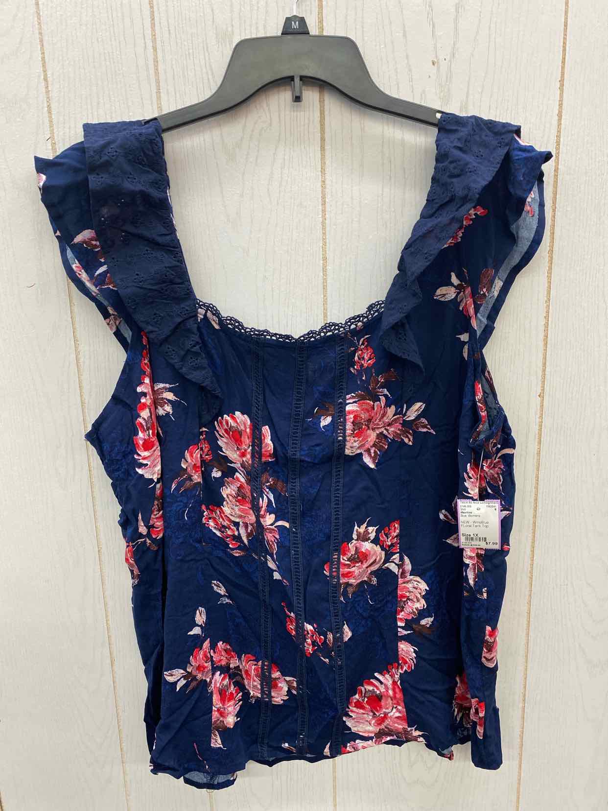 Maurices Blue Womens Size 1X Shirt