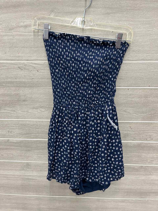 Hollister Size 4/6 Blue Junior Romper