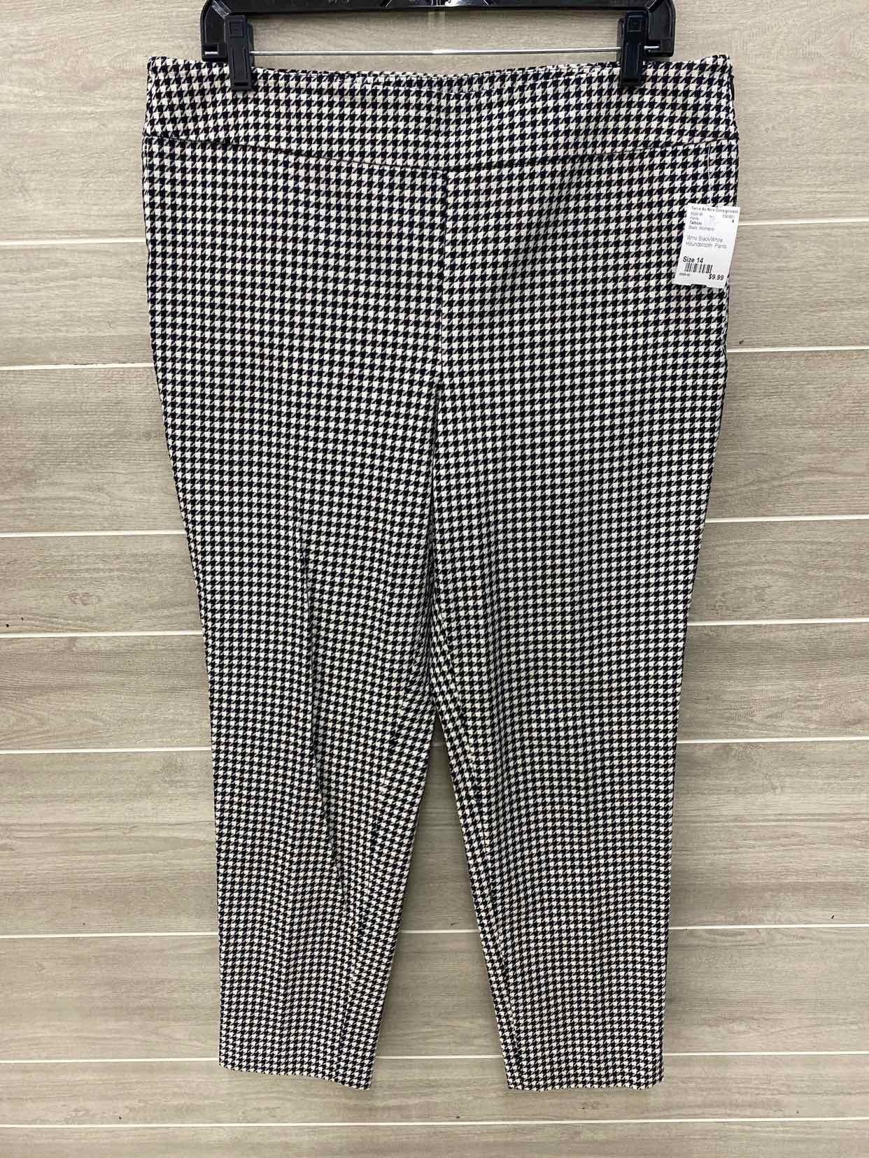 Talbots Black Womens Size 14 Pants
