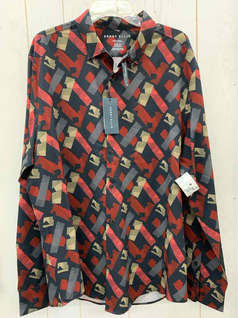 Perry Ellis Mens Size XXL Mens Shirt