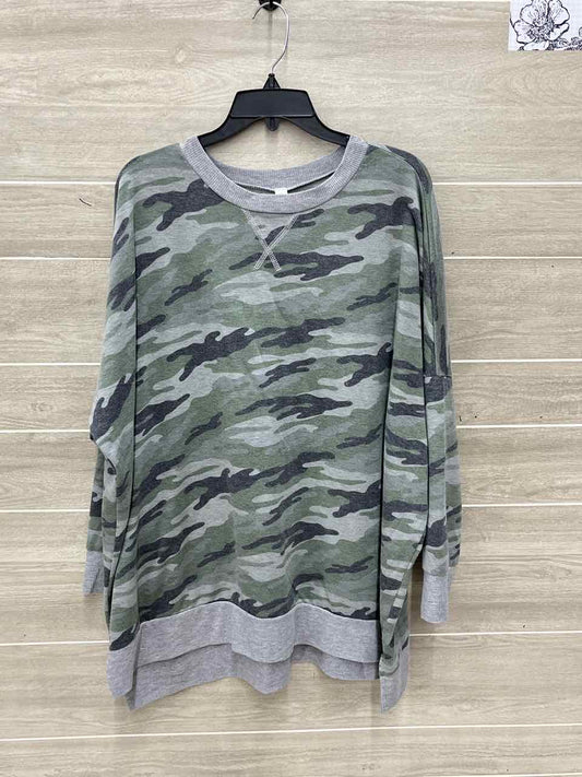 Size 18/20W Olive Womens Shirt