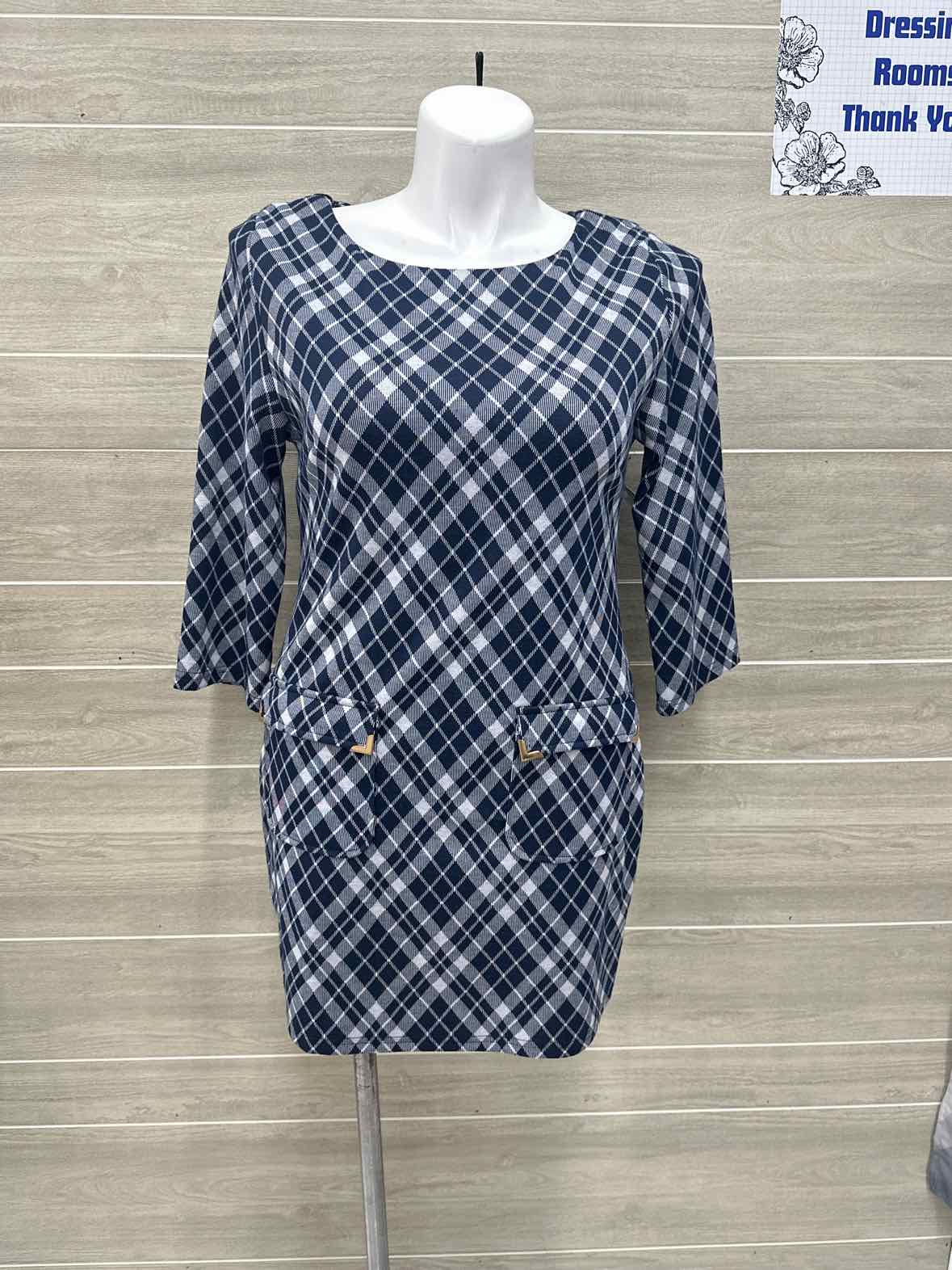 Papillon Size 10/12 Navy Womens Dress
