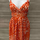 Lauren Conrad Size 4 Orange Womens Dress