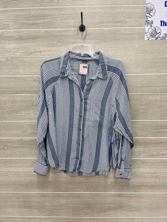 So Size L Blue Womens Shirt