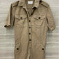 Tan Womens Size S Tall Romper