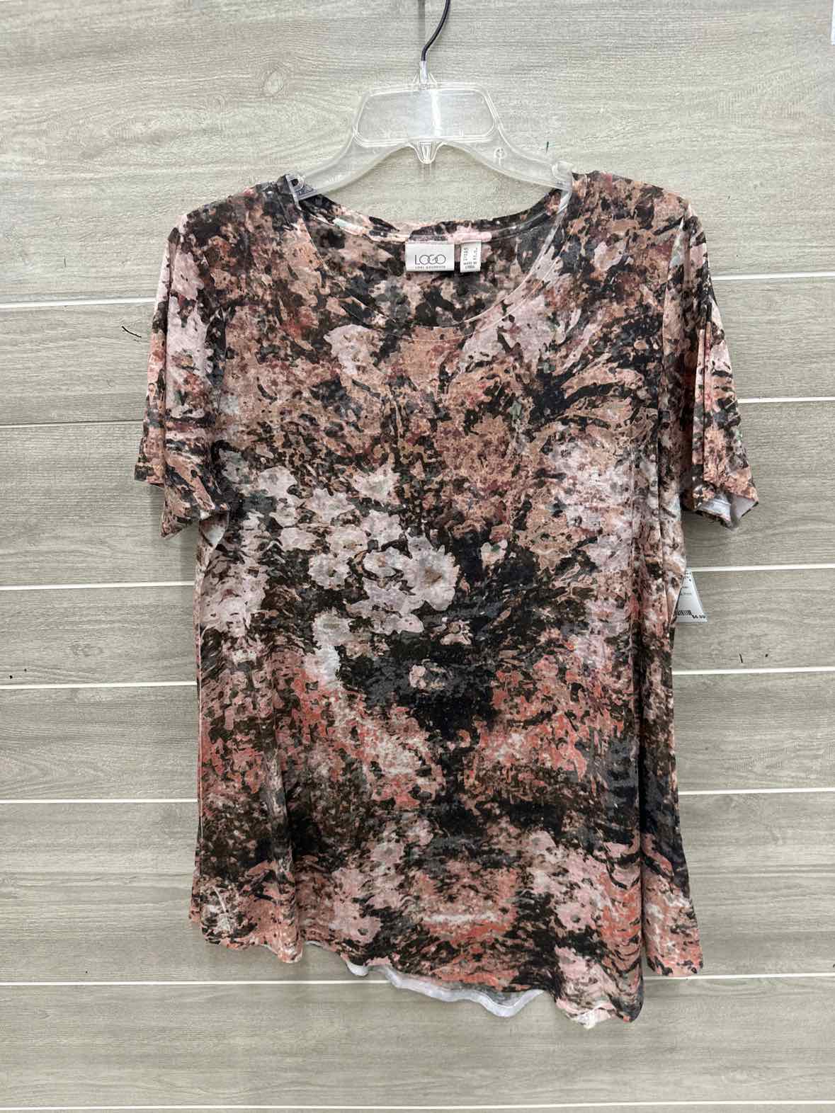 LOGO Size L Pink Womens Shirt