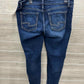 Silver Size 10 Blue Womens Jeans