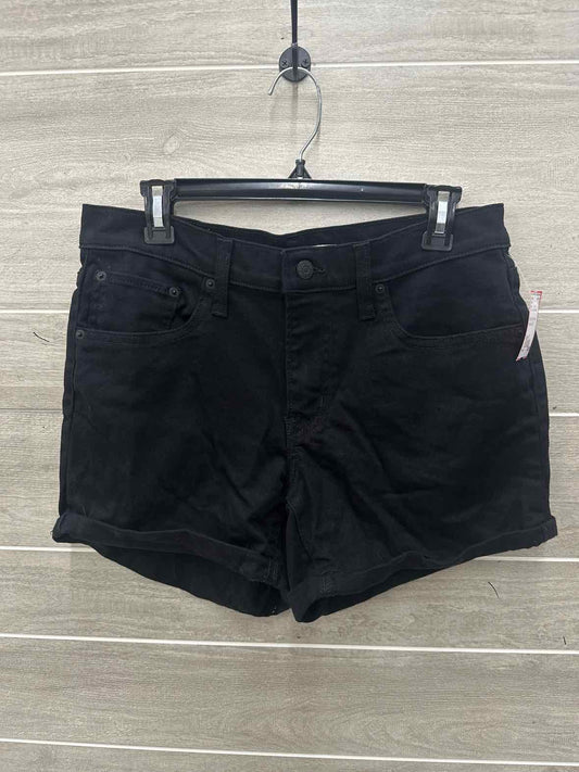 Levis Size 10 Black Womens Shorts