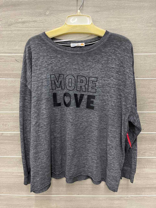 C&C California Gray Womens Women Size 1X Shirt