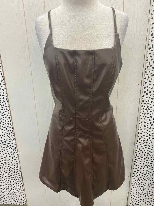 Cider Brown Womens Size 10/12 Dress