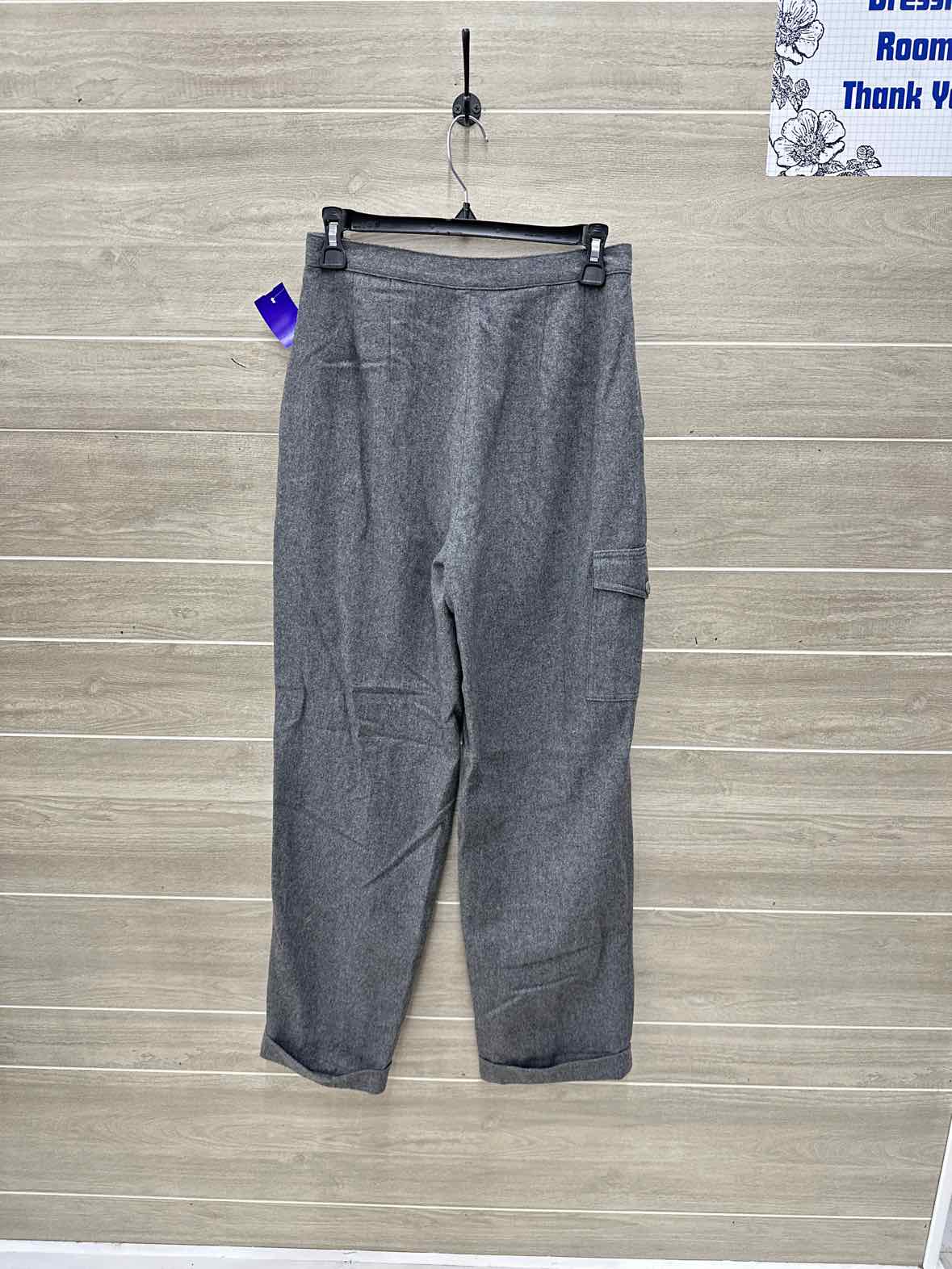 Size 6 Long Gray Womens Pants