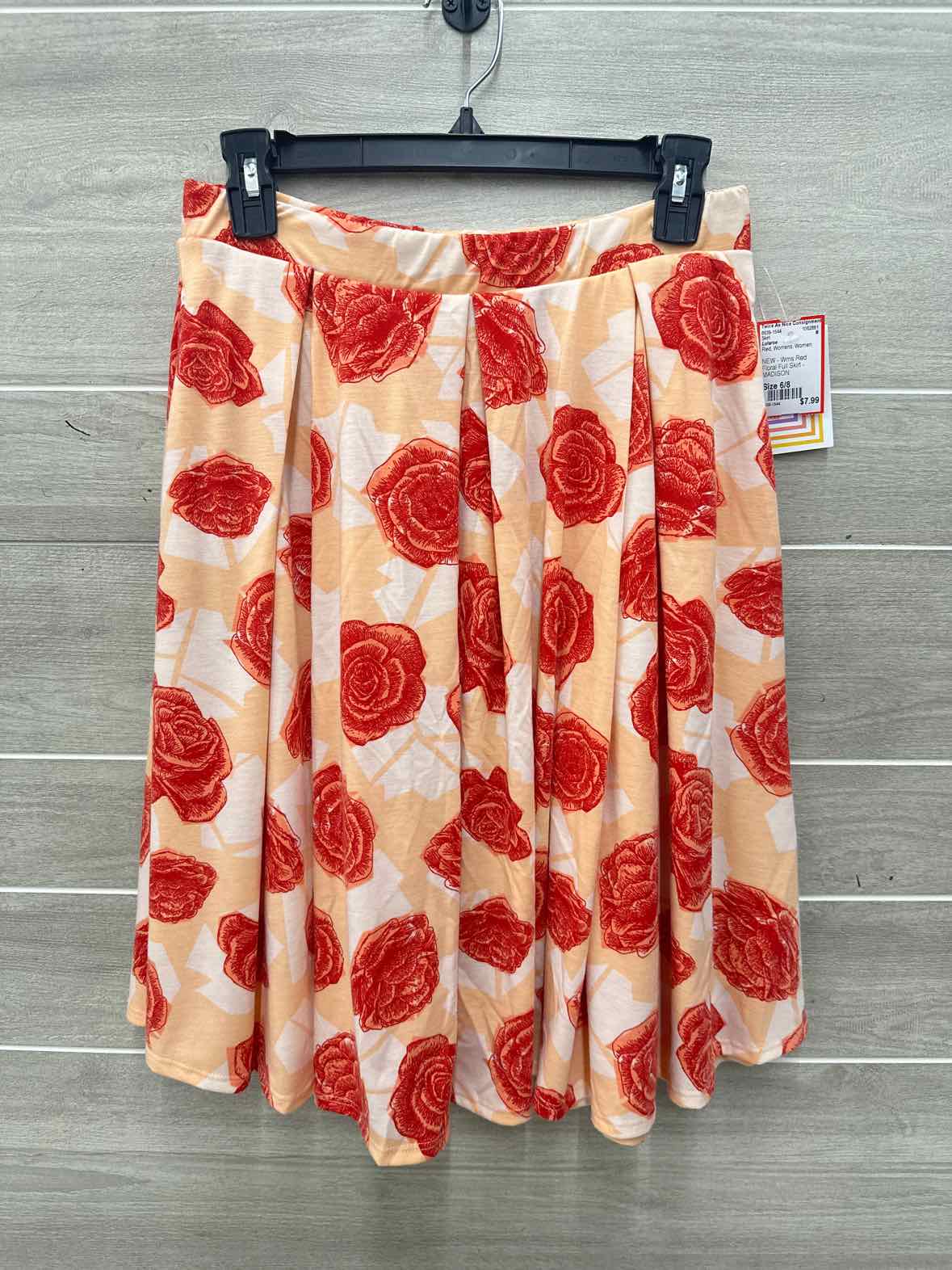 Lularoe Size 6/8 Red Womens Skirt