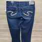 Silver Size 10 Blue Womens Jeans