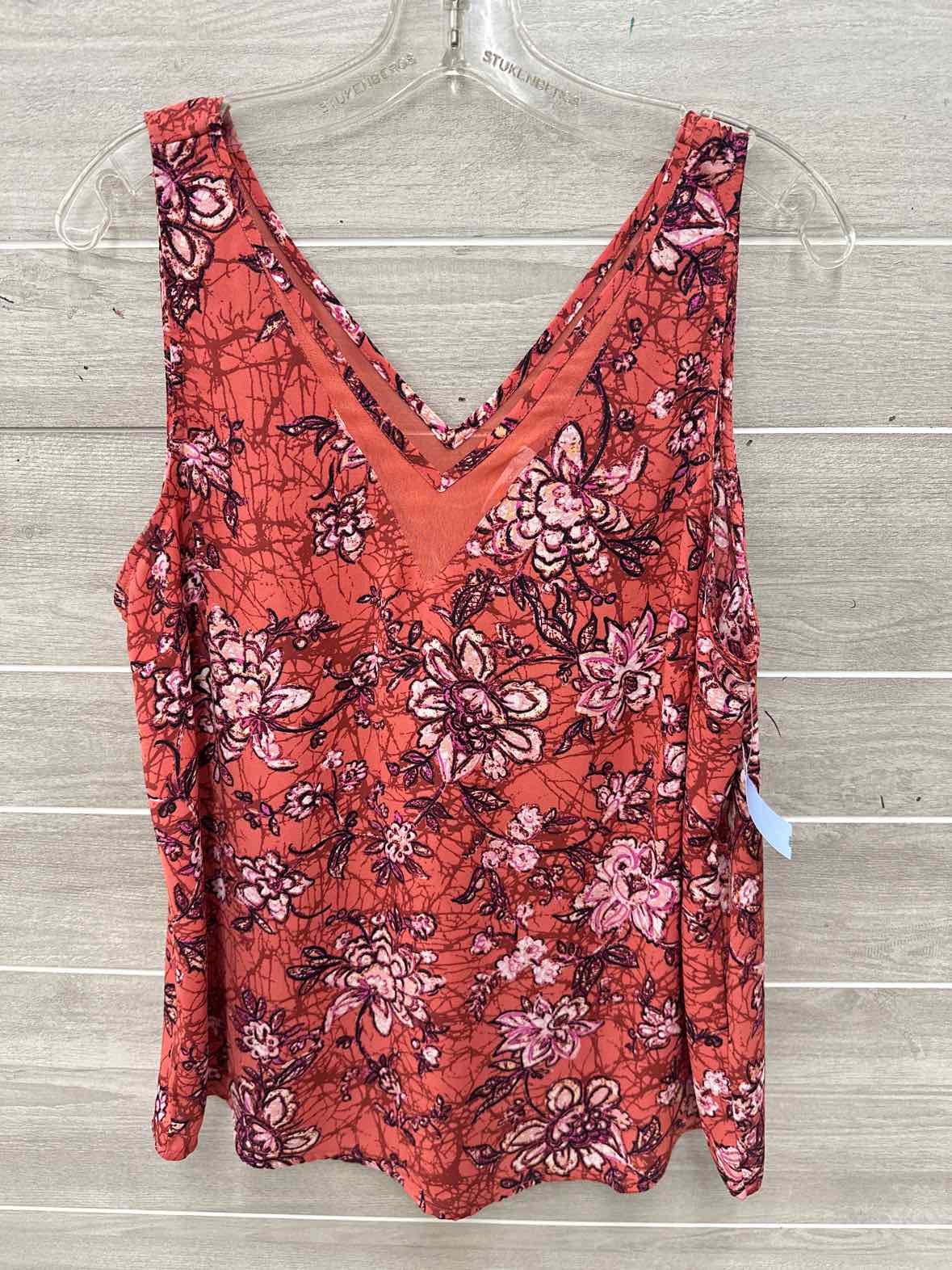 Maurices Size L Orange Womens Tank Top