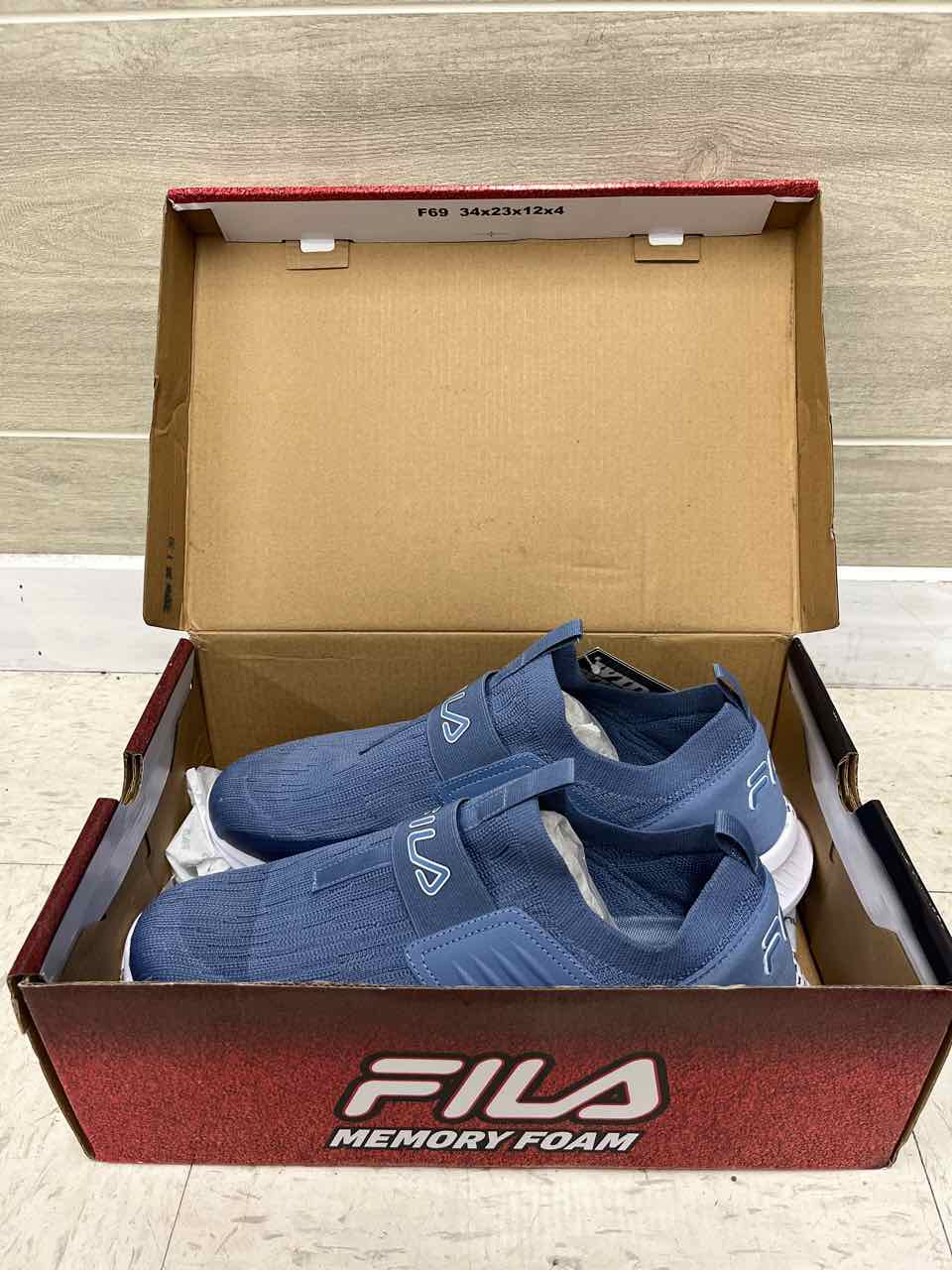 FILA US Shoe Size 12 Blue Womens Shoes/Footwear