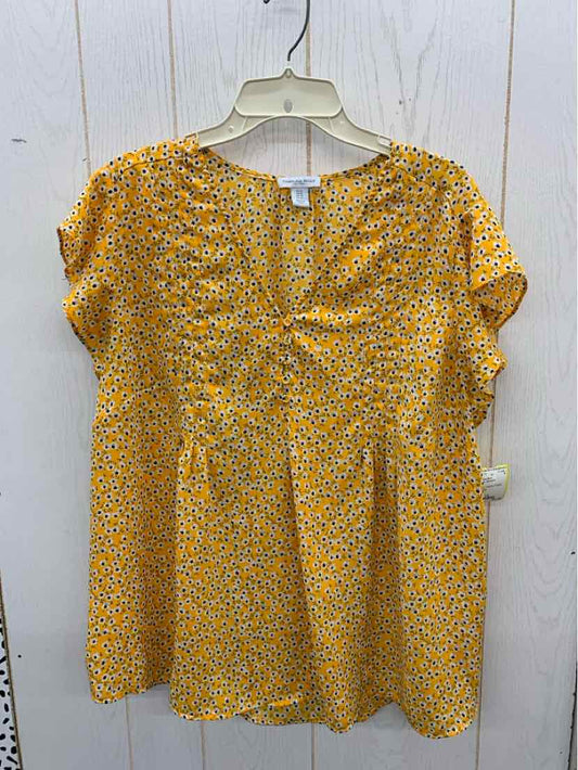 Carolina Belle Yellow Womens Size 1X Shirt