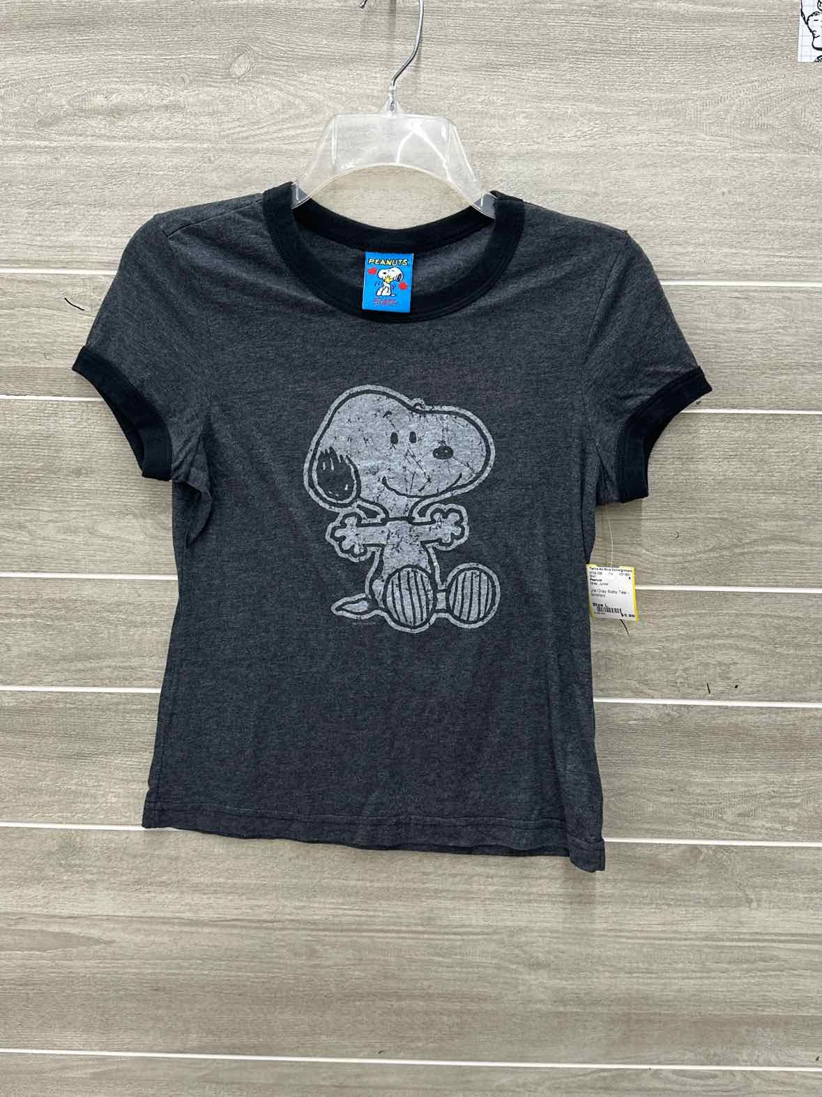 Peanuts Gray Junior Size L Shirt