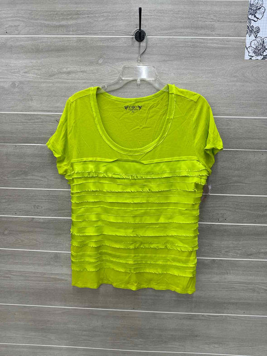 CATO Green Womens Women Size XL Shirt