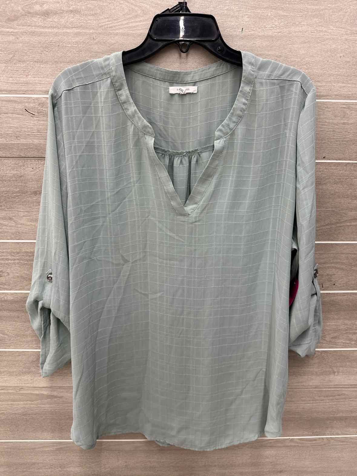 Maurices Size XXL Green Plus Shirt