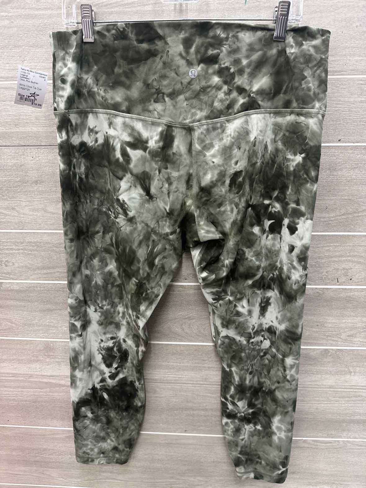 Lululemon Size 16 Olive Plus Leggings