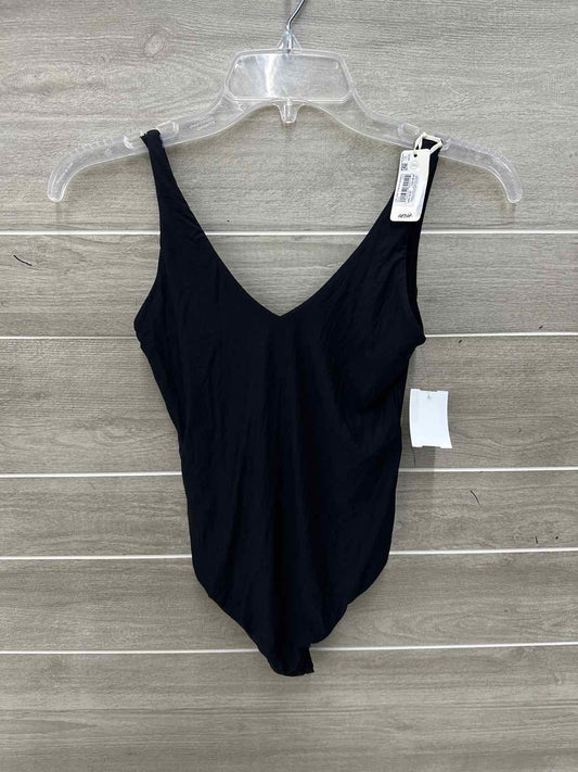 AERIE Black Womens Women Size Small Bodysuit