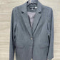 Karl Lagerfeld Gray Womens Women Size 12 Blazer