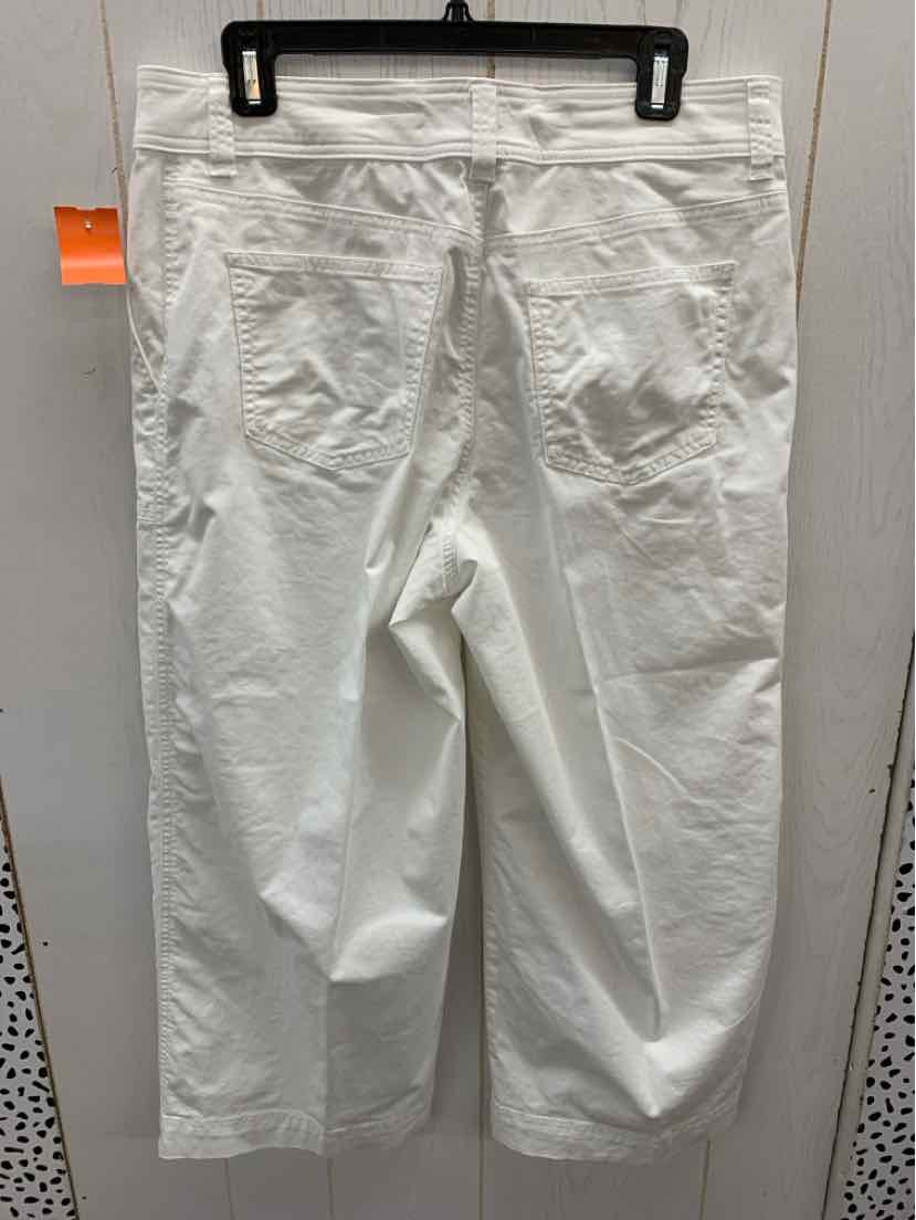 Chaps White Womens Size 12 Pants