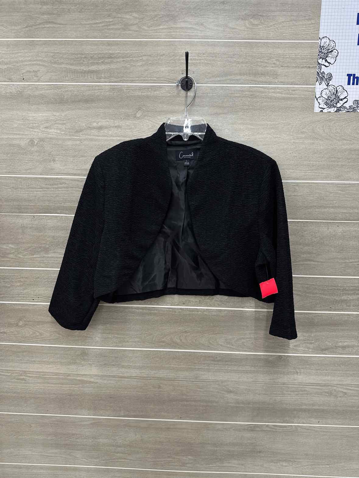 Connected Black Womens Women Size 12 Blazer