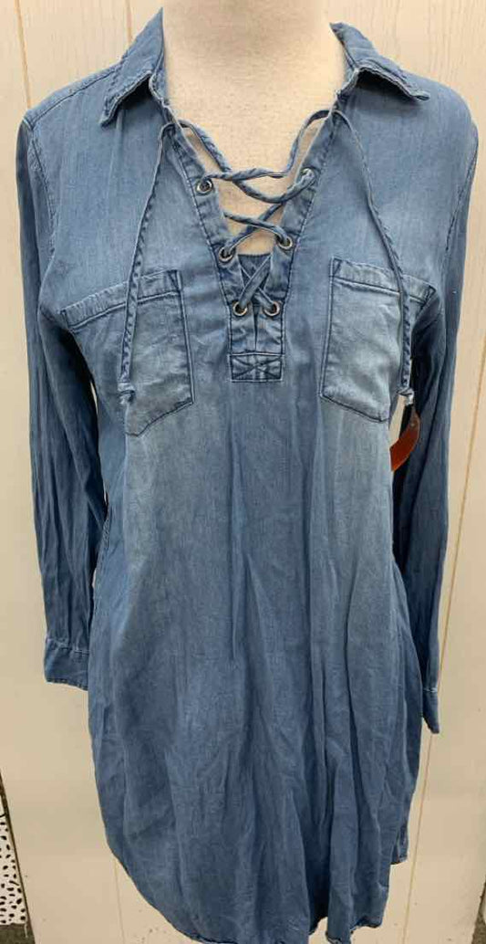 Maurices Blue Womens Size M Dress