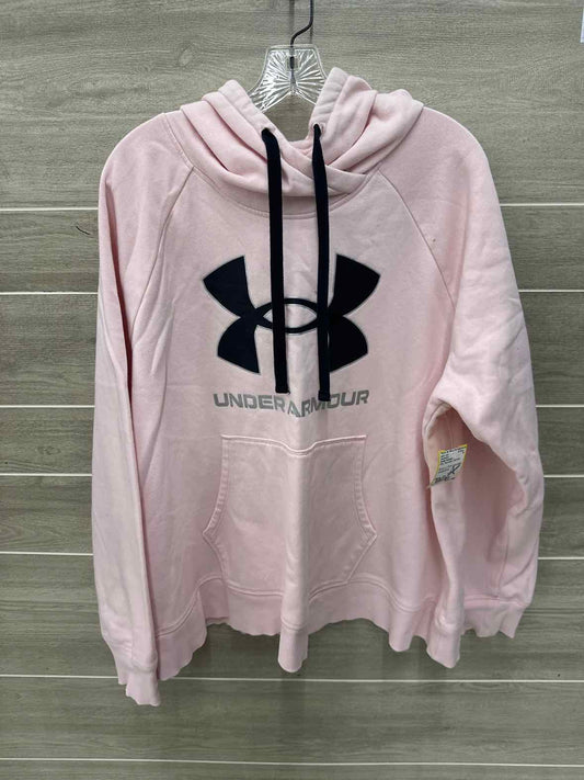 Under Armour Pink Womens Women Size 2X Sweatshirt