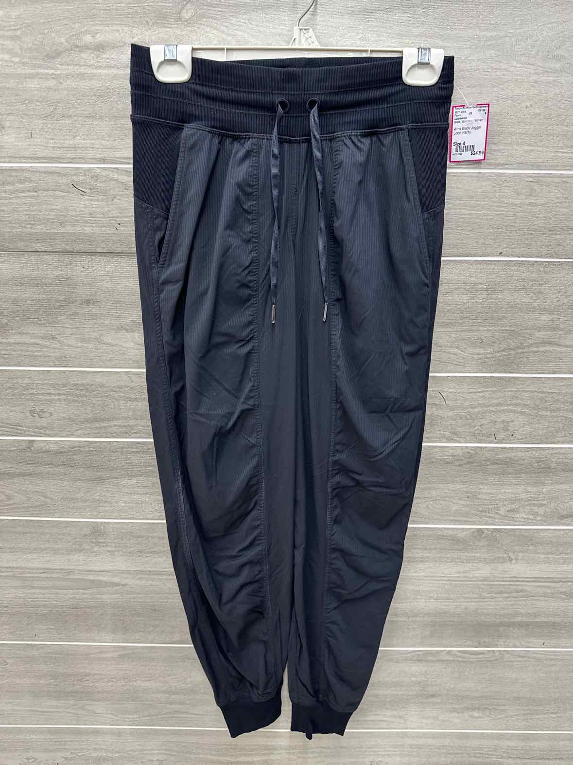 Lululemon Size 4 Black Womens Pants