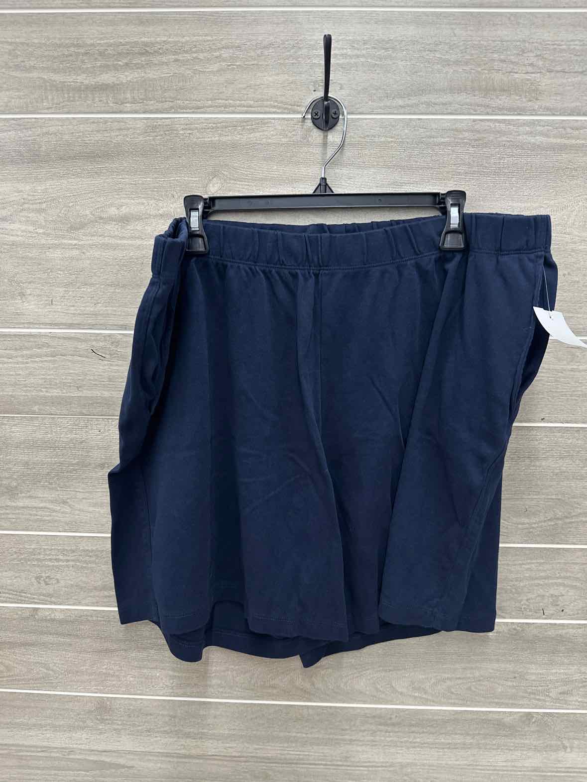 Lands End Size 20/22W Navy Plus Shorts